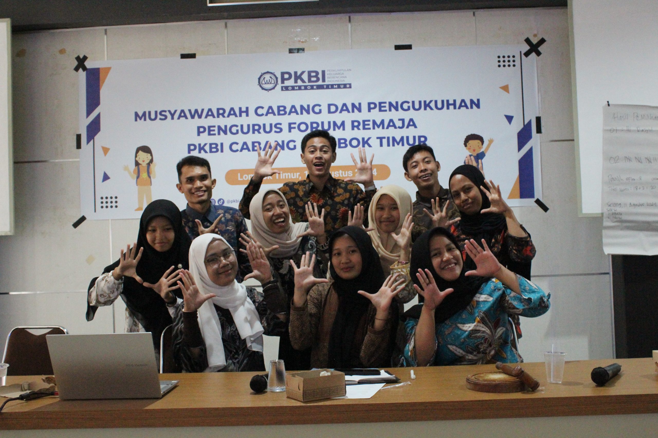 Musyawarah Cabang dan Pengukuhan Pengurus Forum Remaja PKBI Lombok Timur